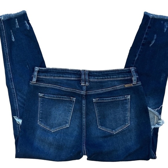KANCAN✨ Women’s High-Rise Button Fly Distressed Ankle Skinny Jeans 👖👟💃 Sz 29 - Picture 6 of 15